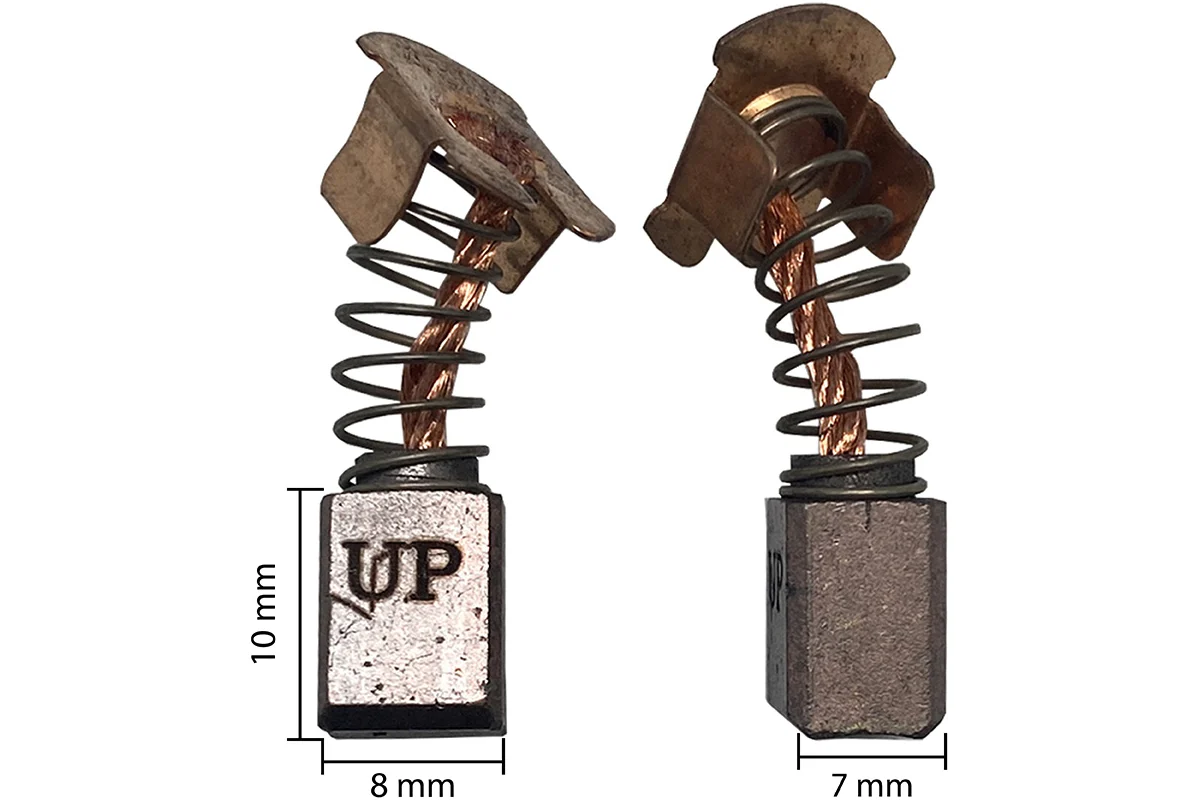 Щетка графитовая UNITED PARTS 7х8х10мм для MAKITA СВ-430 (аналог 191971-3)							