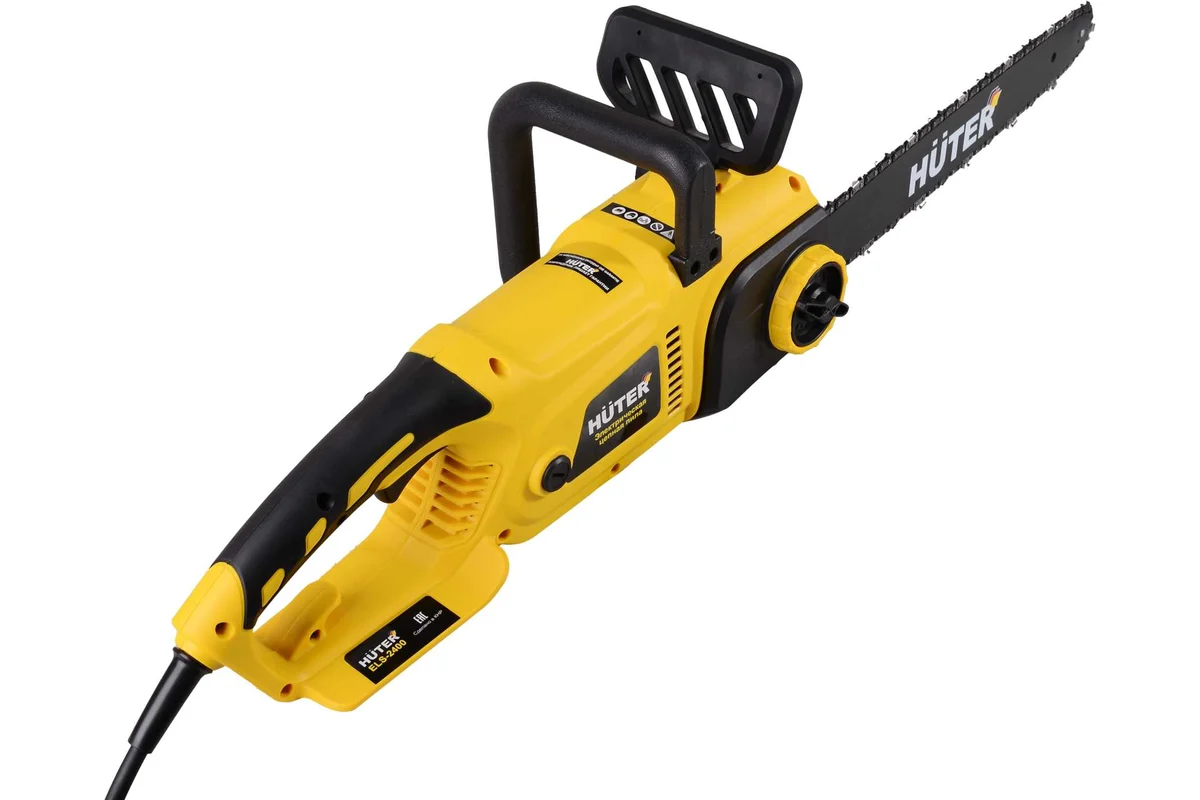 Электропила Huter ELS 2400  2400Вт, 62х3/8х1,3 шина 18"