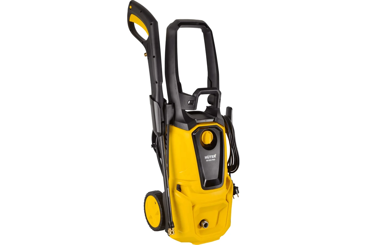 HUTER Мойка высокого давления W195-PRO, 220В, 2,5кВт, 195бар, 420л/ч, Al. помпа