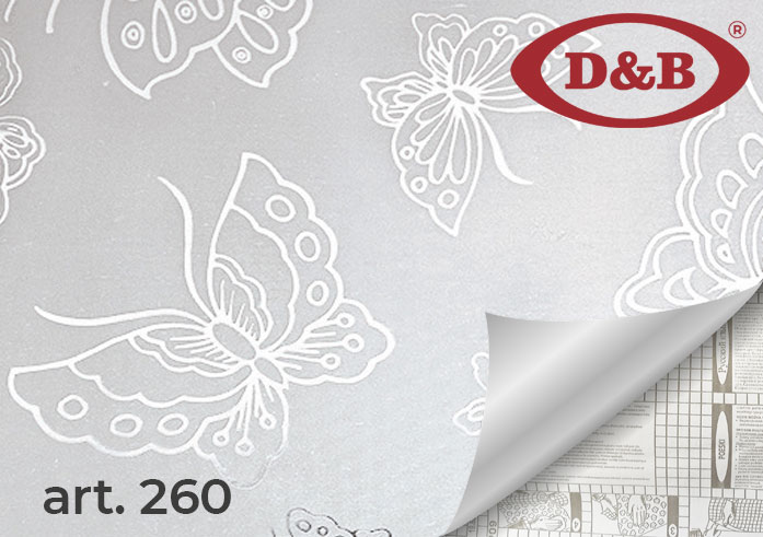 260 Пленка самоклеящаяся D&B 0,45*8м витраж 5/20