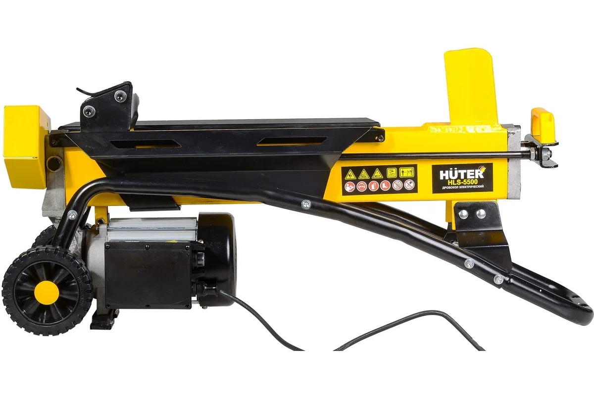 Дровокол электрический HLS-5500 5.5 т, 3300 Вт, ⌀ 30 см, длина - 52 см // HUTER 