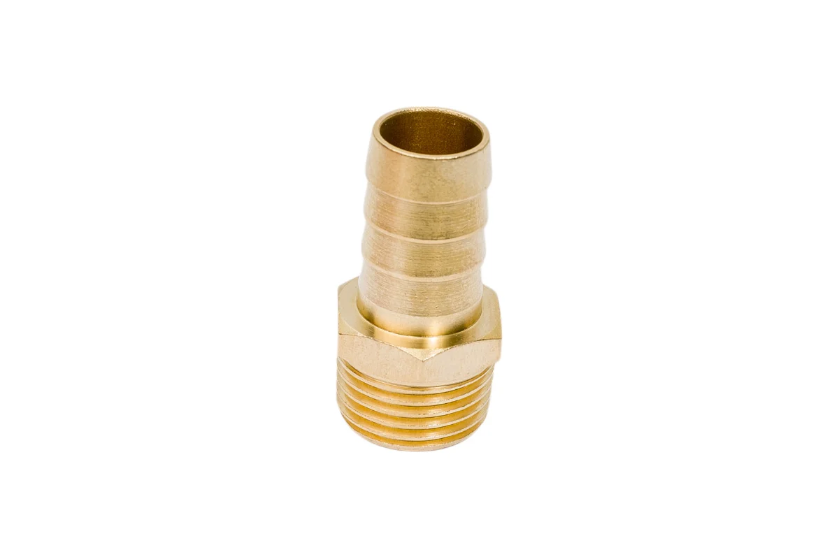 Соединение нар. резьба 1/2" х елочка 16 мм (латунь) ECO