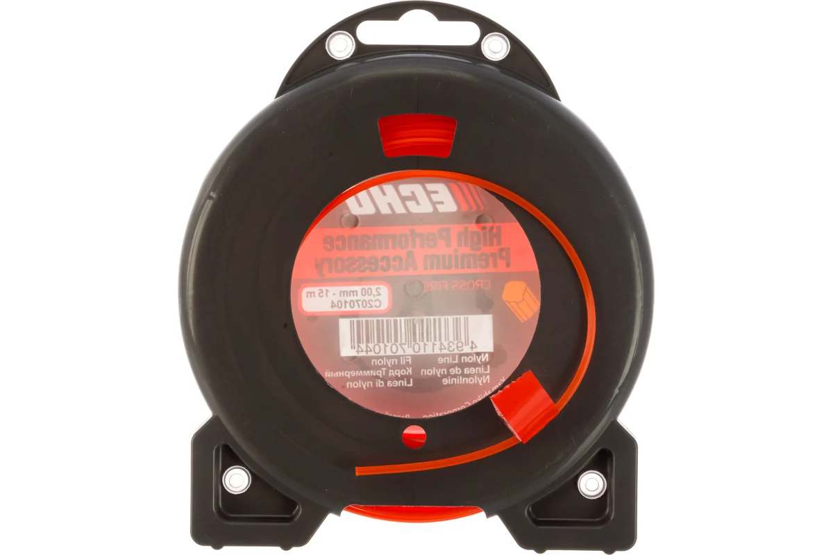 Леска триммерная ECHO Cross Fire Line 2,0мм* 15м (крест)