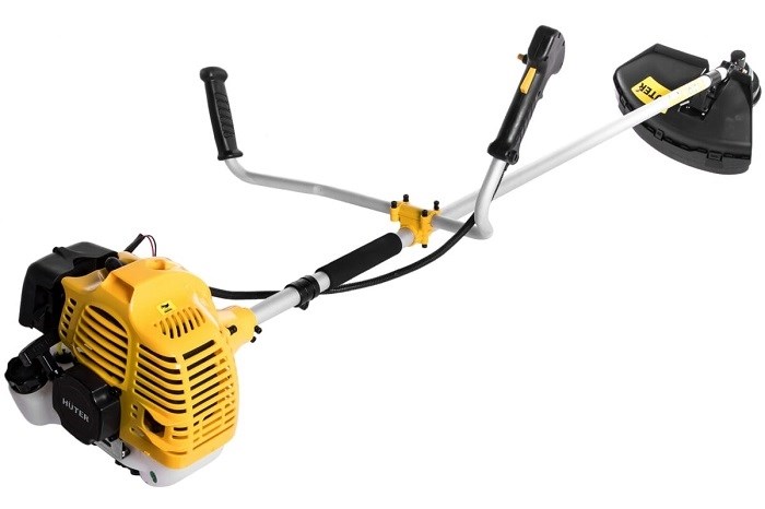 Бензотриммер HUTER GGT-2500T 2х-тактн., 2.5кВт,3,3 л/с, прям. не разб.штанга, вело-руль, нож/леска