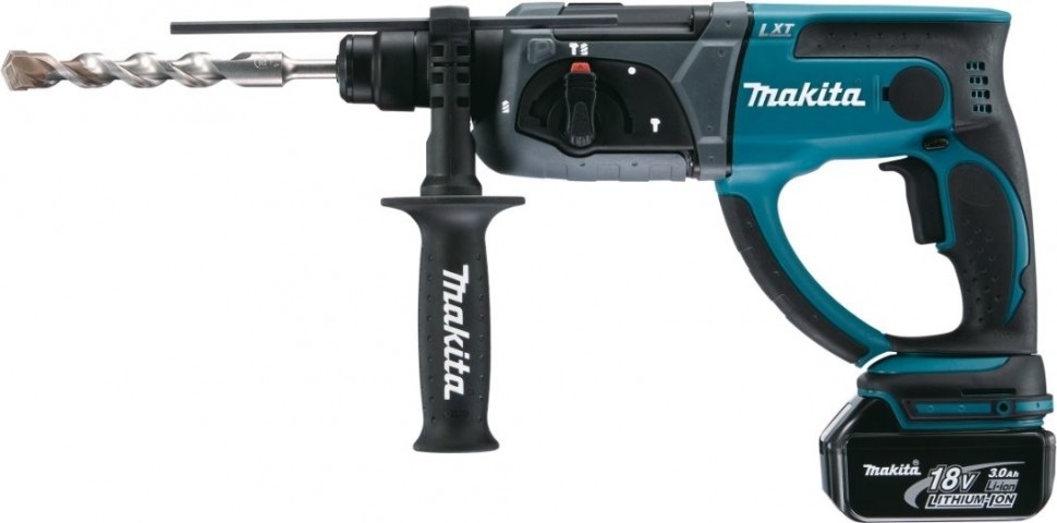 Makita Перфоратор аккум. DHR202RF,18В 1х3,0Ач, 1,9Дж, сталь/бетон 13/20мм, кейс