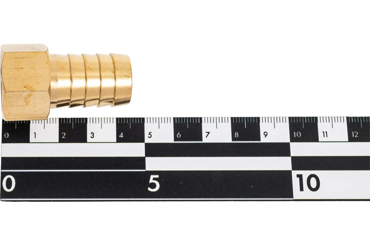 Соединение внутр. резьба 1/2" х елочка 19 мм (латунь) ECO
