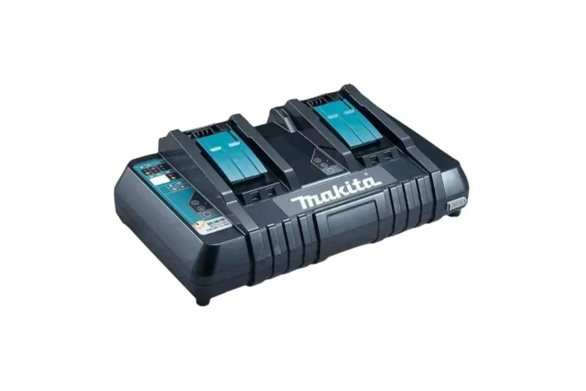 Makita 630876-7 Зарядное устройство DC18RD быстрое двухпортовое (LXT 18В) 
