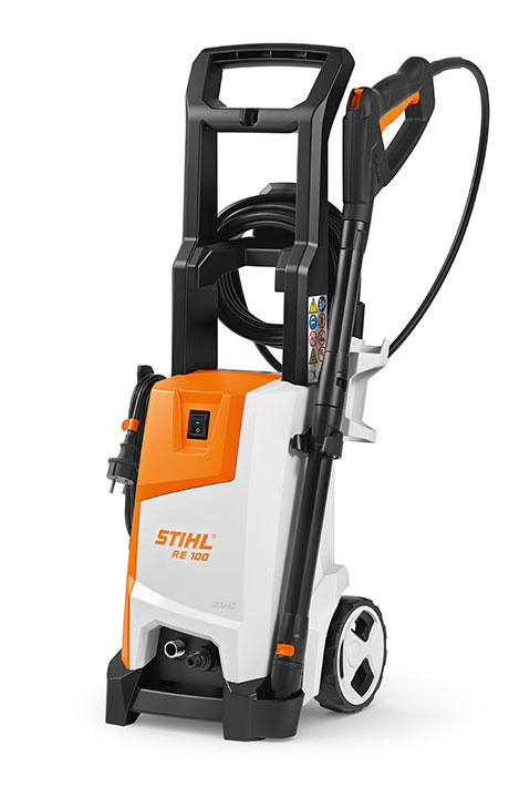 Мойка высокого давления STIHL RE 100 1.7кВт, 120бар, 440л/ч, шланг 6м, шнур 5м, 16.5кг