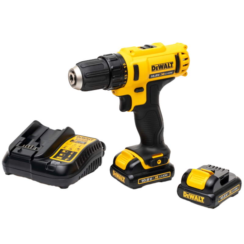 Аккумуляторная дрель-шуруповерт DCD710C2P-KS(DCD710C2 + мультитул) DeWalt