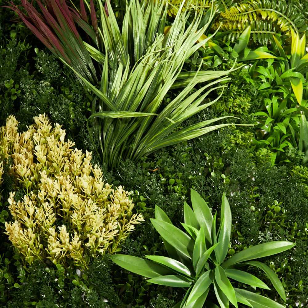 Искусств. растения Самшитовые коврики на стену Premium Grass FloraScape LushAura 100*100 