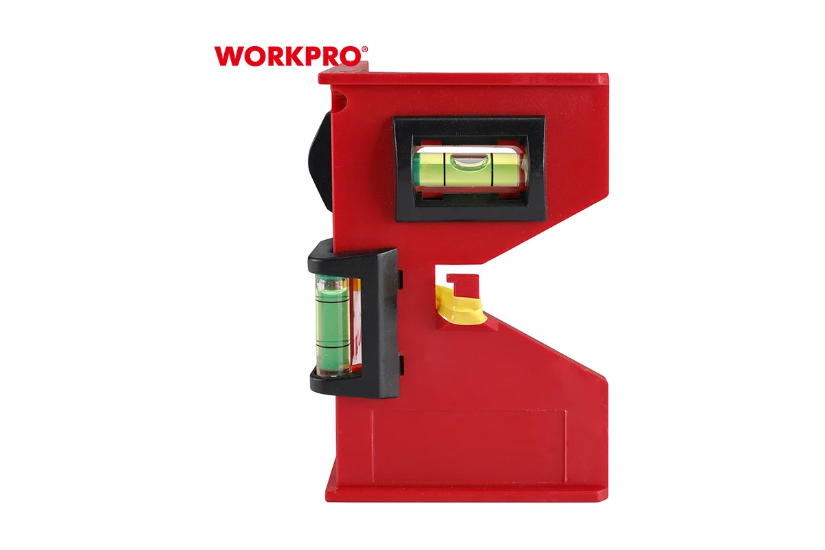 Уровень Угловой 125*75мм (магнитный, 3 глаза) Workpro, WP262029