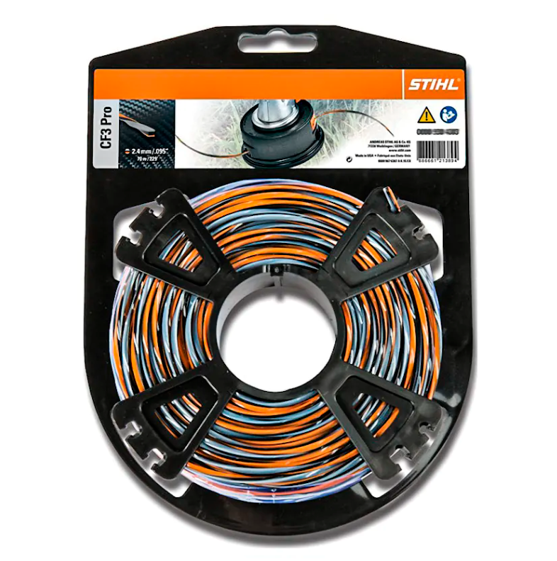 Струна триммерная STIHL Carbon 2мм*45м крест