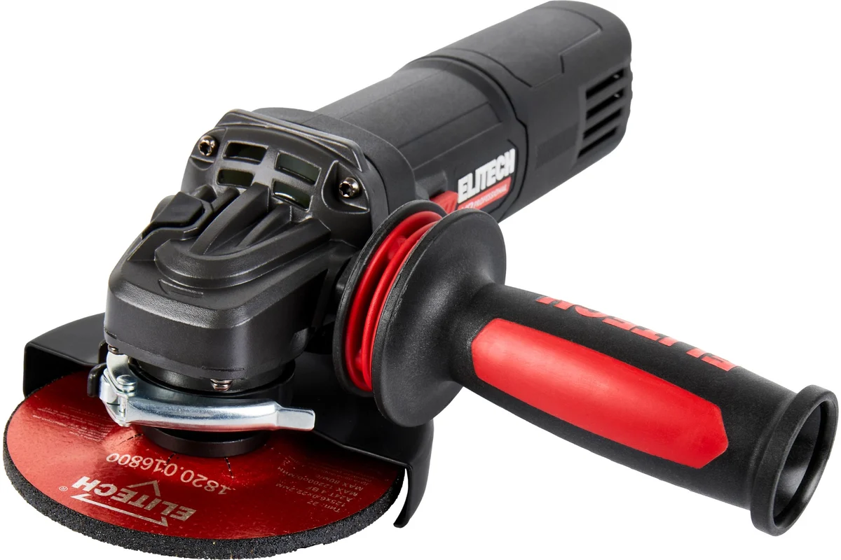 ELITECH HD AG 1412E (E2213.050.00) УШМ ф125мм,1400Вт,4000-11000об/мин,2.3кг,кор,QUICK-FIX пл. пуск
