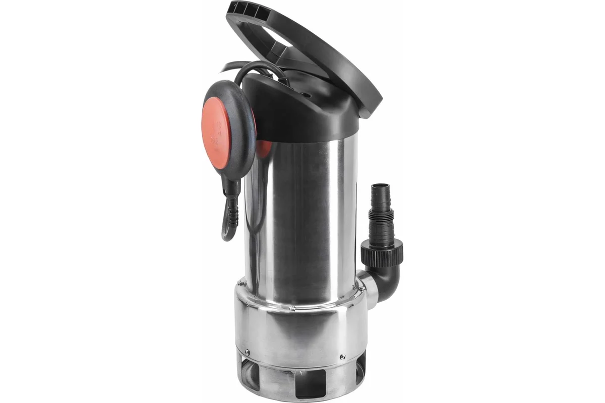 Дренажный насос QUATTRO ELEMENTI Drenaggio 1100 F Inox (1100 Вт, 19000 л/ч, для грязной, 9 м, 7,5кг,