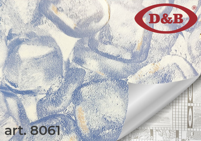 8061 Пленка самоклеящаяся D&B 0,45*8м  льдинки  /20