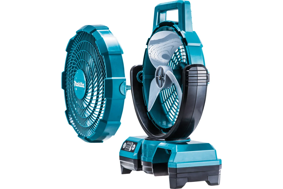 MAKITA DCF203Z Вентилятор аккум. LXT 18В  Li-ion, 235мм, 3-скорости, б\ак и з\у, блок питания 220В