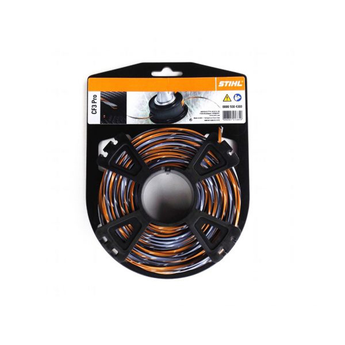 Струна триммерная STIHL CF3 Pro Ø2,4мм*35м 3К крест