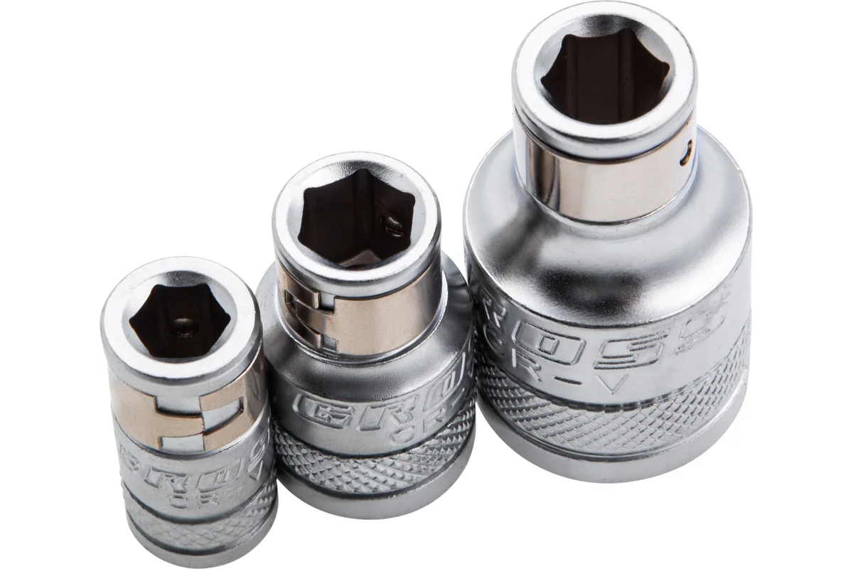 Набор инструментов 216 предметов, 120 зубьев, CrV 1/2", 3/8", 1/4"// Gross