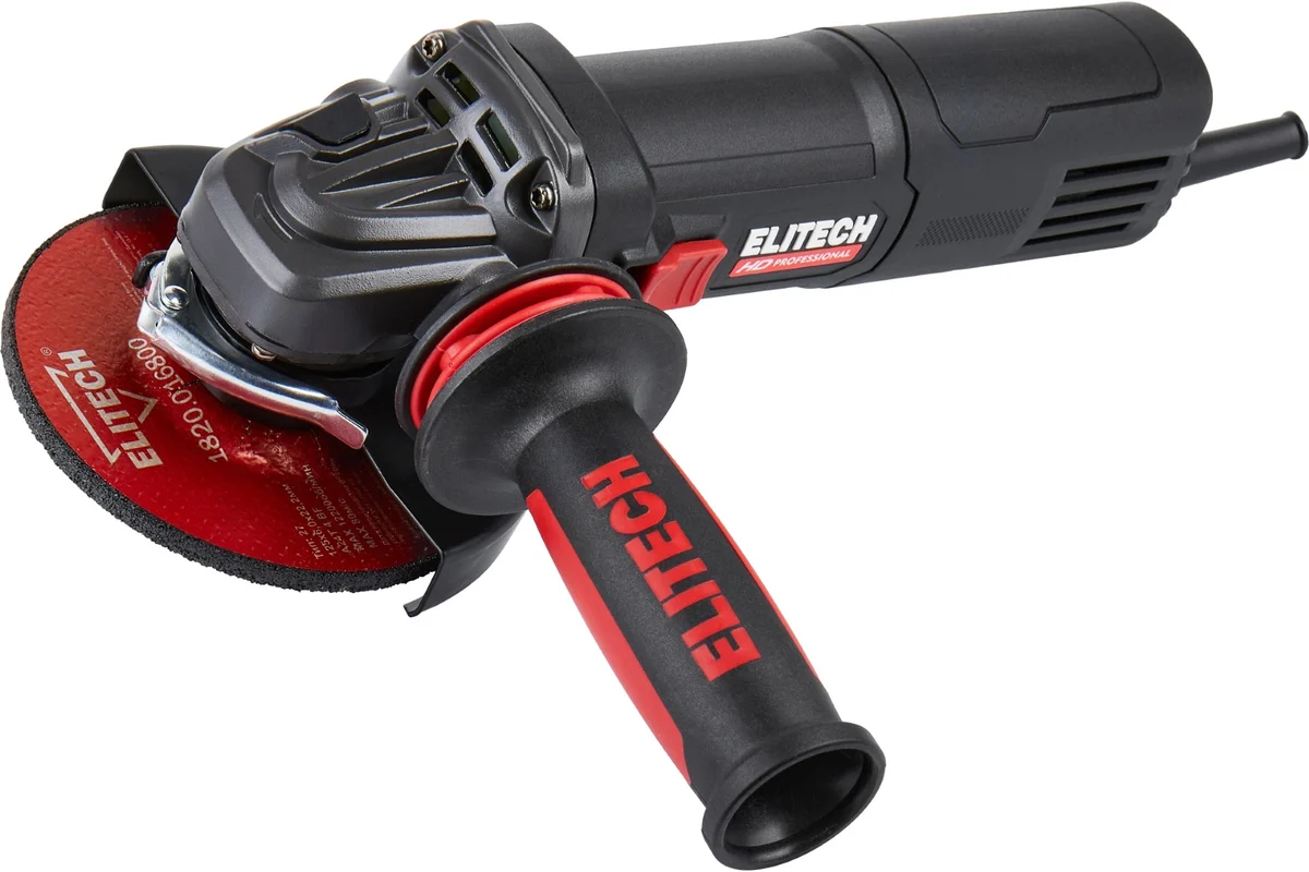 ELITECH AG 1012E (E2213.048.00) ШМ, ф125мм, 1010Вт, 4000-11000об/мин, 2.2кг, кор, QUICK-FIX, быстр.к