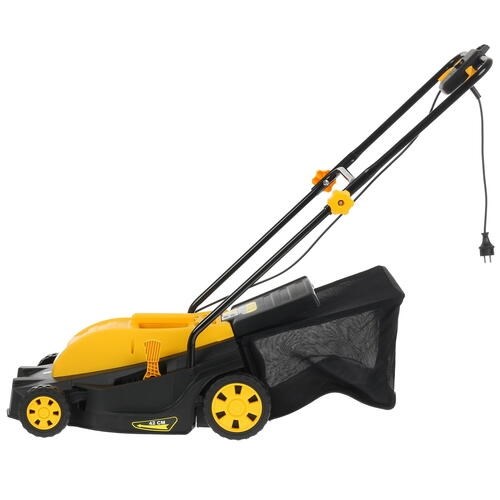 Эл.газонокосилка HUTER ELM-1800T, 1,8 кВт, ширина кошения 42 см, высота кош. 28-55 мм, травосб.45л.
