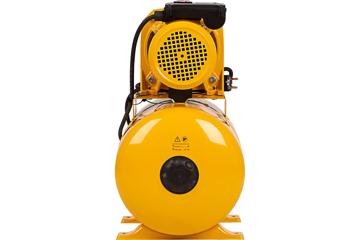 Насосная станция PS1100С, 1100 Вт, 4500 л/ч, ресивер 24 л, напор 46 м, чугун// Denzel
