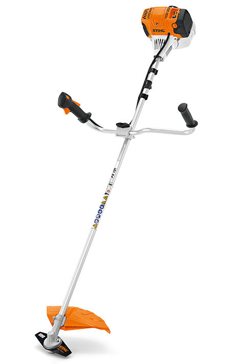 Бензотриммер STIHL FS 131, 4х-т, 4-MIX,1.4 кВт/1.9л.с., пр.штанга, вело-руль, нож 2Z, ранец, 5,8кг